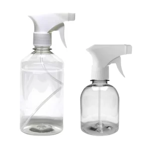 Kit 2 Borrifadores Spray 250ml e 500ml – Transparente Prático
