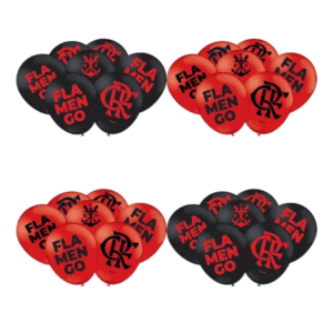 Kit 50 unidades de bexiga do FLAMENGO