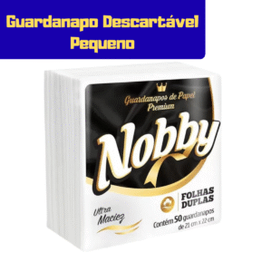Guardanapo Pequeno 22x21cm Folha Dupla Premium Nobby